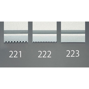 121mm パテベラ(くし型/角型溝細目) エスコ