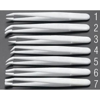 118mm/P6A  精密用ピンセット(デルリン製) - エスコ
