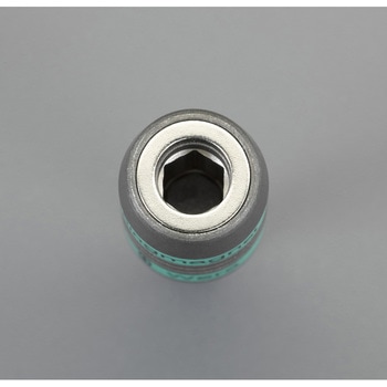 1/4"Hex/57mm ラピッド式ビットホルダー(マグネット付) エスコ