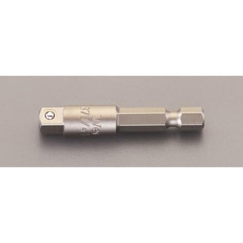 1/ 4"Hex-1/ 4"sq/50mm ソケットアダプター エスコ
