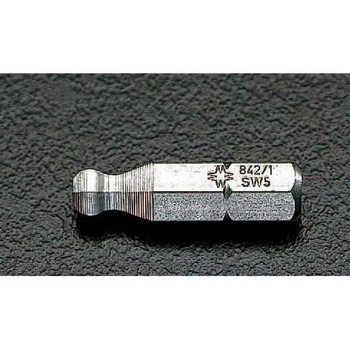 9/64"x25mm [Ball Hex]ドライバービット エスコ