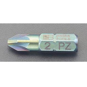 PZ1x25mm [Pozidriv]ドライバービット エスコ