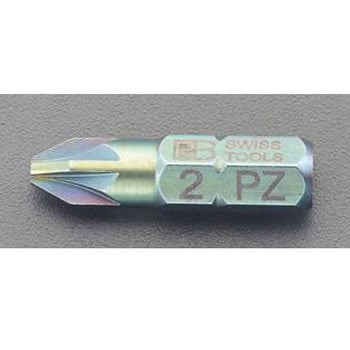 PZ2x25mm [Pozidriv]ドライバービット エスコ