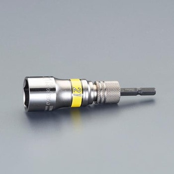 21mm 電ドルソケット(ビット交換式) エスコ