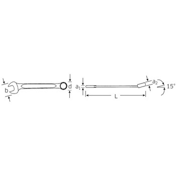 11mm コンビネーションレンチ(ラチェット式) エスコ