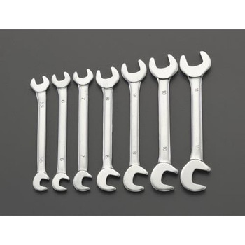 7本組/5.5-11mm 両口スパナ(ダブルアングル) エスコ
