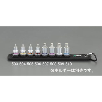 3/8"DRx 8mm [Hex-Plus]ビットソケット(ホールド付) エスコ
