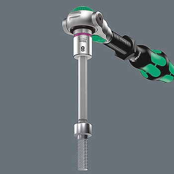 3/8"DRx 4mm [Hex-Plus]ビットソケット(ホールド付) エスコ