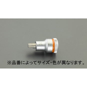3/8"DRxT20 [Torx]ビットソケット(ホールド仕様) エスコ