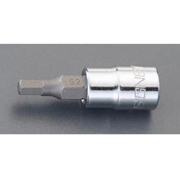 1/4"DRx5mm   [Hex]ビットソケット エスコ