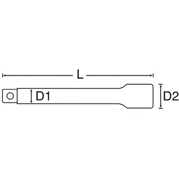 1/2"DRx380mm エクステンションバー エスコ