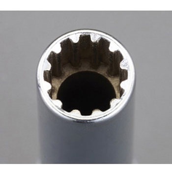 3/8"DRx7/16" スプラインソケット エスコ