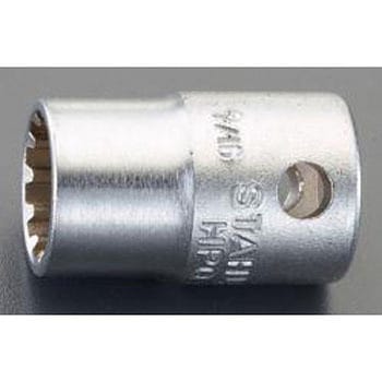 3/8"DRx3/8"  スプラインソケット エスコ