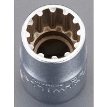 3/8"DRx3/8"  スプラインソケット エスコ