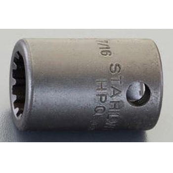 3/8"DRx7/16" スプラインソケット エスコ