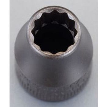 3/8"DRx5/16" スプラインソケット エスコ