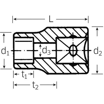 1/2"DRxE24 [Torx]ソケット エスコ