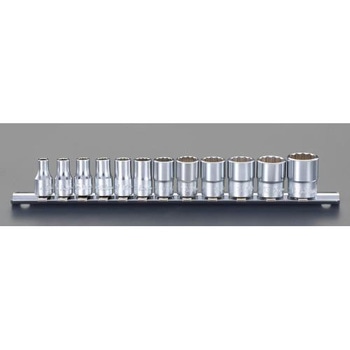 1/4"DR ソケットセット エスコ