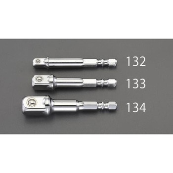 1/2"DRx1/4"HEX/65mm ソケットアダプター エスコ