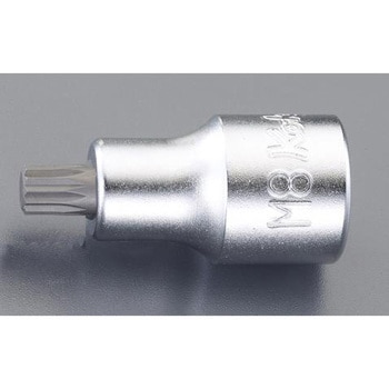3/8"DRxM12 [XZN]ビットソケット - エスコ