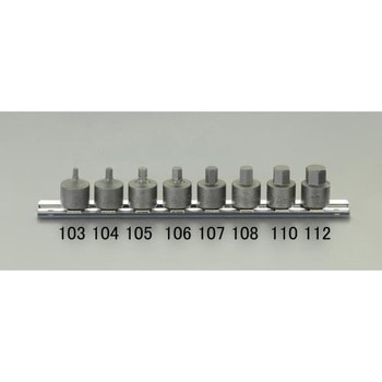 3/8"DRx10mm [INHEX]ビットソケット エスコ
