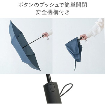 折りたたみ傘 6本骨 55cm ベーシックオートミニR 自動開閉 mabu(マブ)