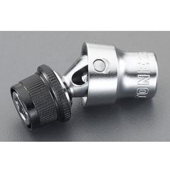 1/4"DRx1/4"HEX ビットアダプター(首振り) エスコ