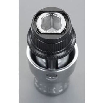 1/4"DRx1/4"HEX ビットアダプター(首振り) エスコ