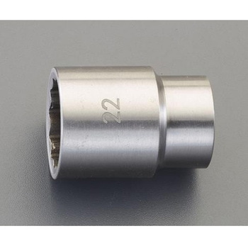 1/2"DR/27mm ソケット(ステンレス製) エスコ
