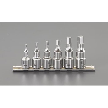 3/8"DR [INHEX]ビットソケット(ステンレス製) エスコ