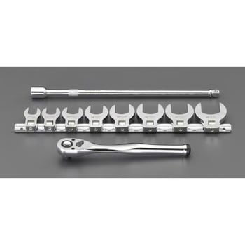1/2"DR クローフットレンチセット エスコ