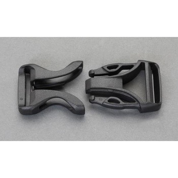 25mm バックル(サイドリリース/プラスチック製) エスコ