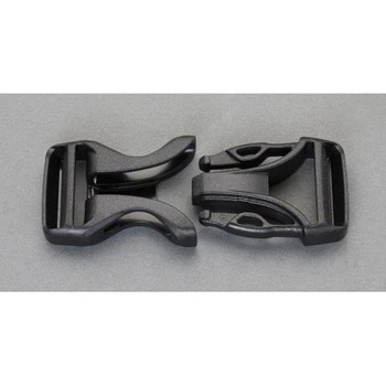 20mm バックル(サイドリリース/プラスチック製) エスコ