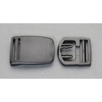 20mm バックル(ベルト用/プラスチック製) エスコ