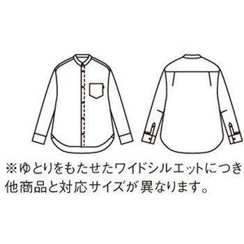 ワイドシャツ 兼用 長袖 住商モンブラン