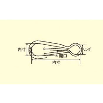 42mm 甲丸スナップ(スチール製) - エスコ
