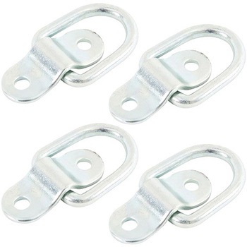 70x 38mm ウォール金具(スチール・クロームメッキ/4個) エスコ