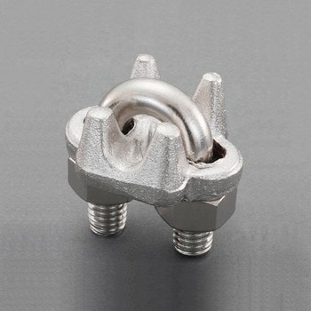 5mm 強力型ワイヤークリップ(ステンレス製) エスコ