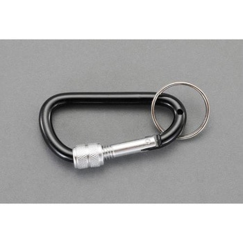 81.3x 7.3mm カラビナフック(安全環付) エスコ