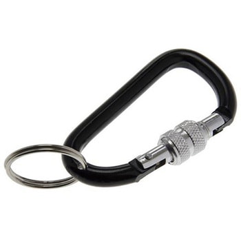 81.3x 7.3mm カラビナフック(安全環付) エスコ
