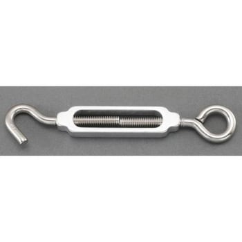 12.5x12.2mm ターンバックル(Hook&Eye/アルミ・ステンレス) エスコ