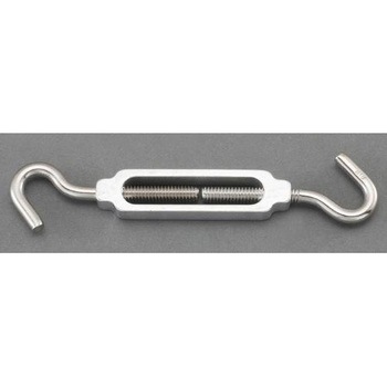 6.6mm  ターンバックル(Hook&Hook/アルミ・ステンレス製) エスコ