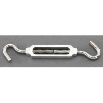 12.2mm ターンバックル(Hook&Hook/アルミ・ステンレス製) エスコ