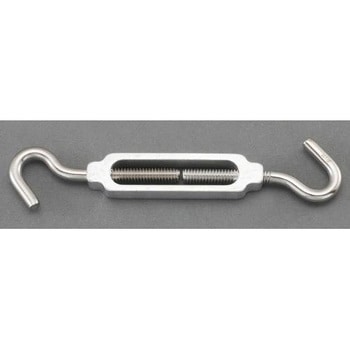 15.2mm ターンバックル(Hook&Hook/アルミ・ステンレス製) エスコ
