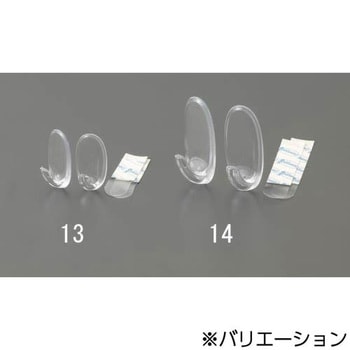 27x62mm フック(粘着付/2個) エスコ