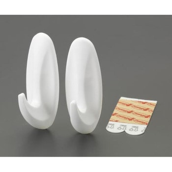 80x30mm フック(粘着付/2個) エスコ