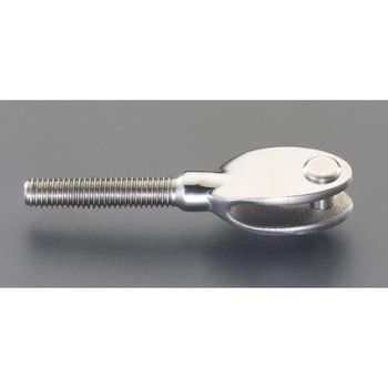 M10x 50mm 止め金具(左・雄ねじ/ステンレス製) - エスコ