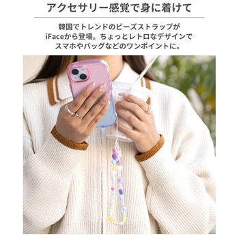 iFace ビーズストラップ iFace
