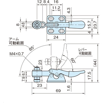 30kg トグルクランプ エスコ
