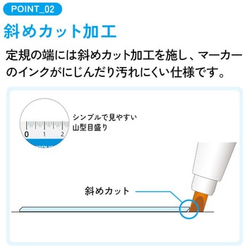 キャンパス 暗記用シートにもなる定規 - コクヨ
